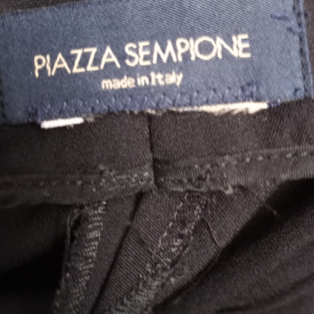 PIAZZA SEMPIONE Black Trousers, size 12 - Picture 2 of 4
